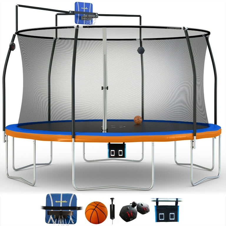 Enhance Your Game： Top Trampolines with Built-in Basketball Hoops