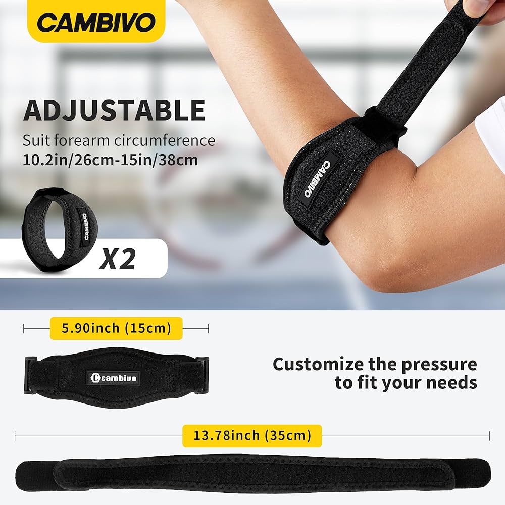 Customer Feedback on CAMBIVO 2 Pack Tennis Elbow Brace： Is It Worth It？