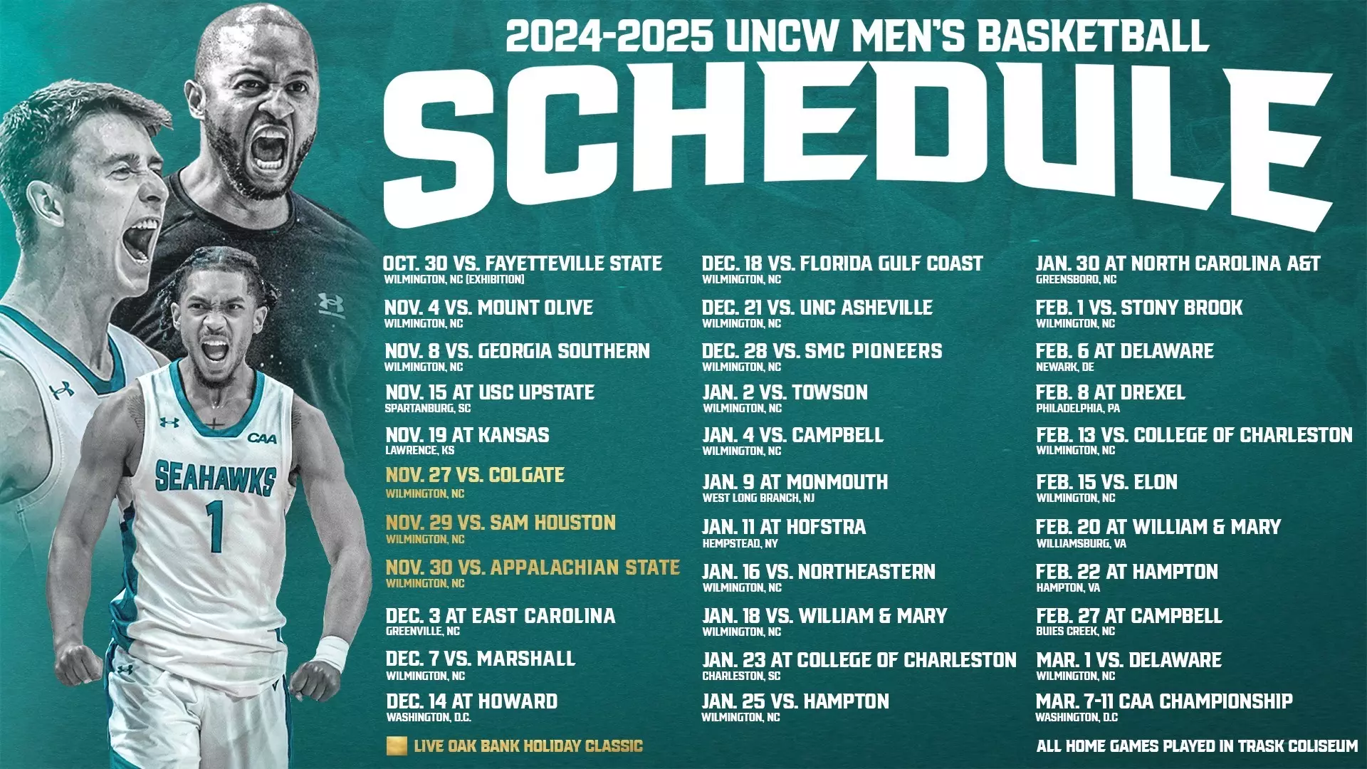 2024-25 UNC Wilmington Mens Basketball Schedule and Insights