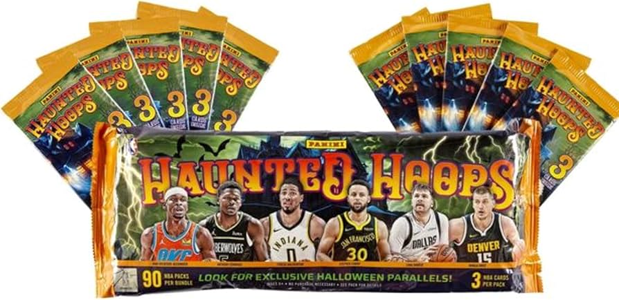 Unlock the 2024 Panini Haunted Hoops NBA Basketball Bundle Today!