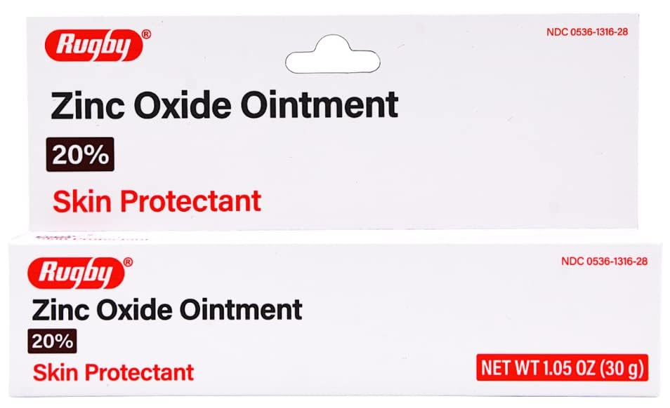 Zinc Oxide Ointment by Rugby： Prevents Chafing and Soothes Irritated Skin