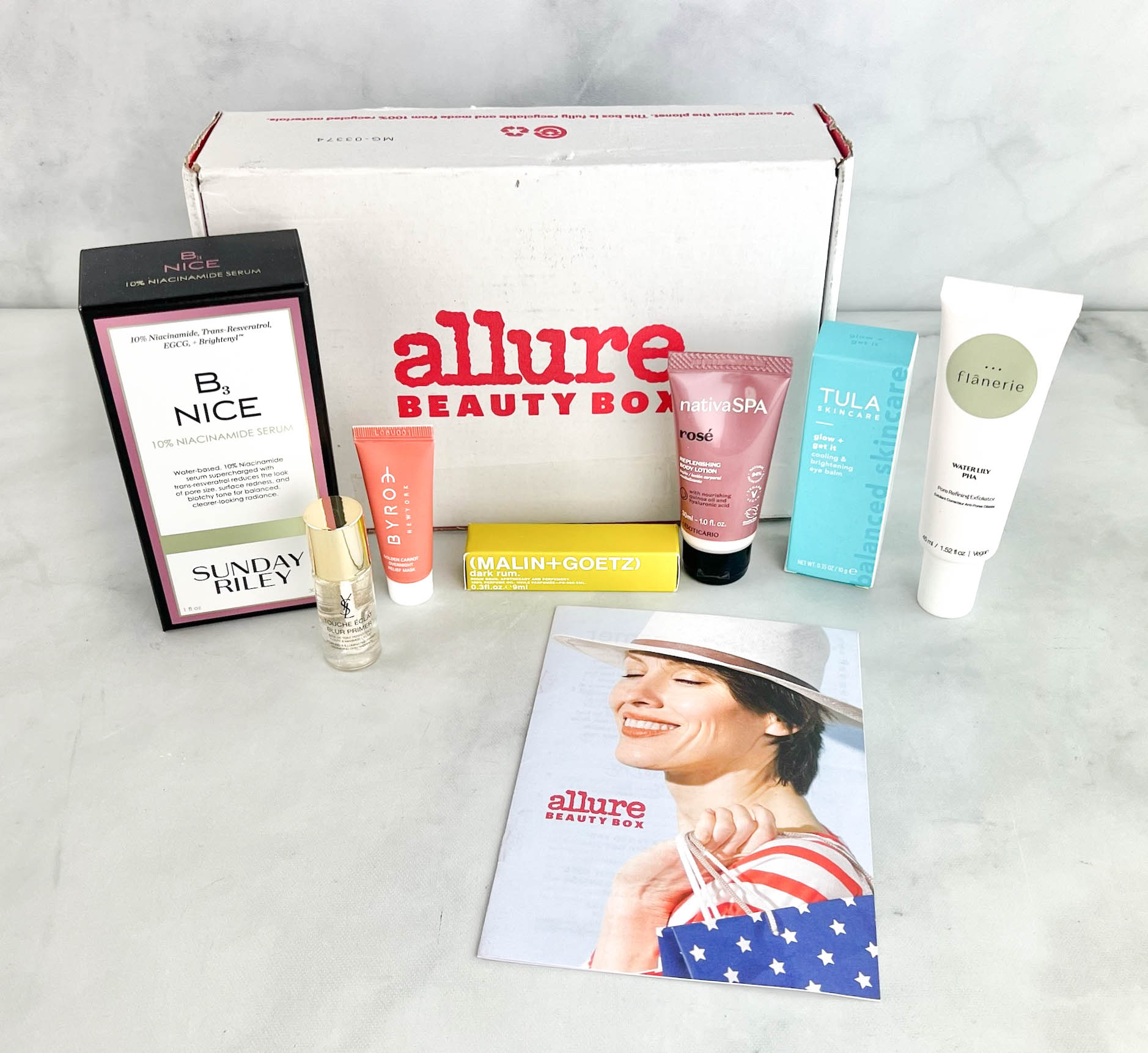 Discover the Full Spoilers of the Allure Beauty Box July 2024