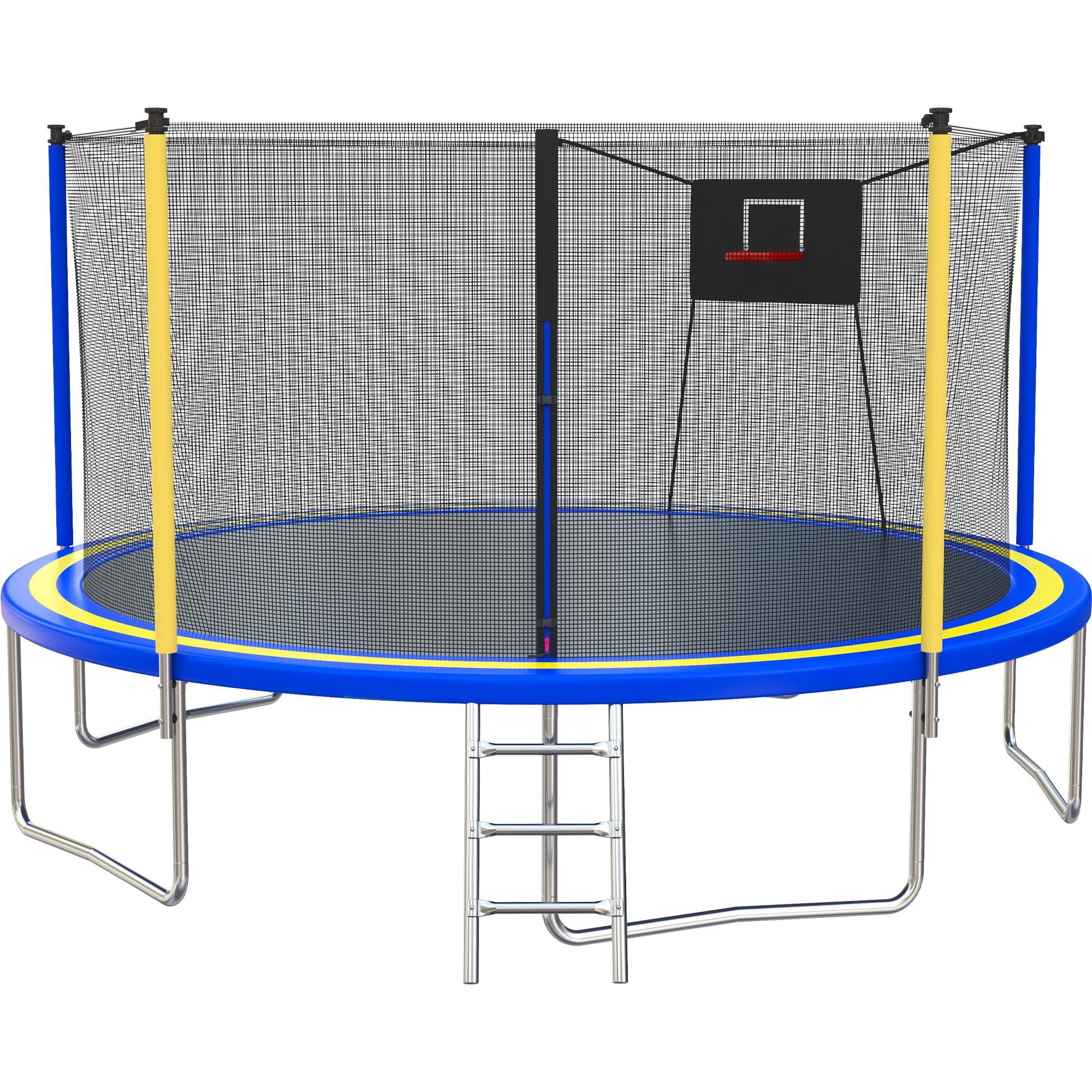 Enhance Your Game： Top Trampolines with Built-in Basketball Hoops