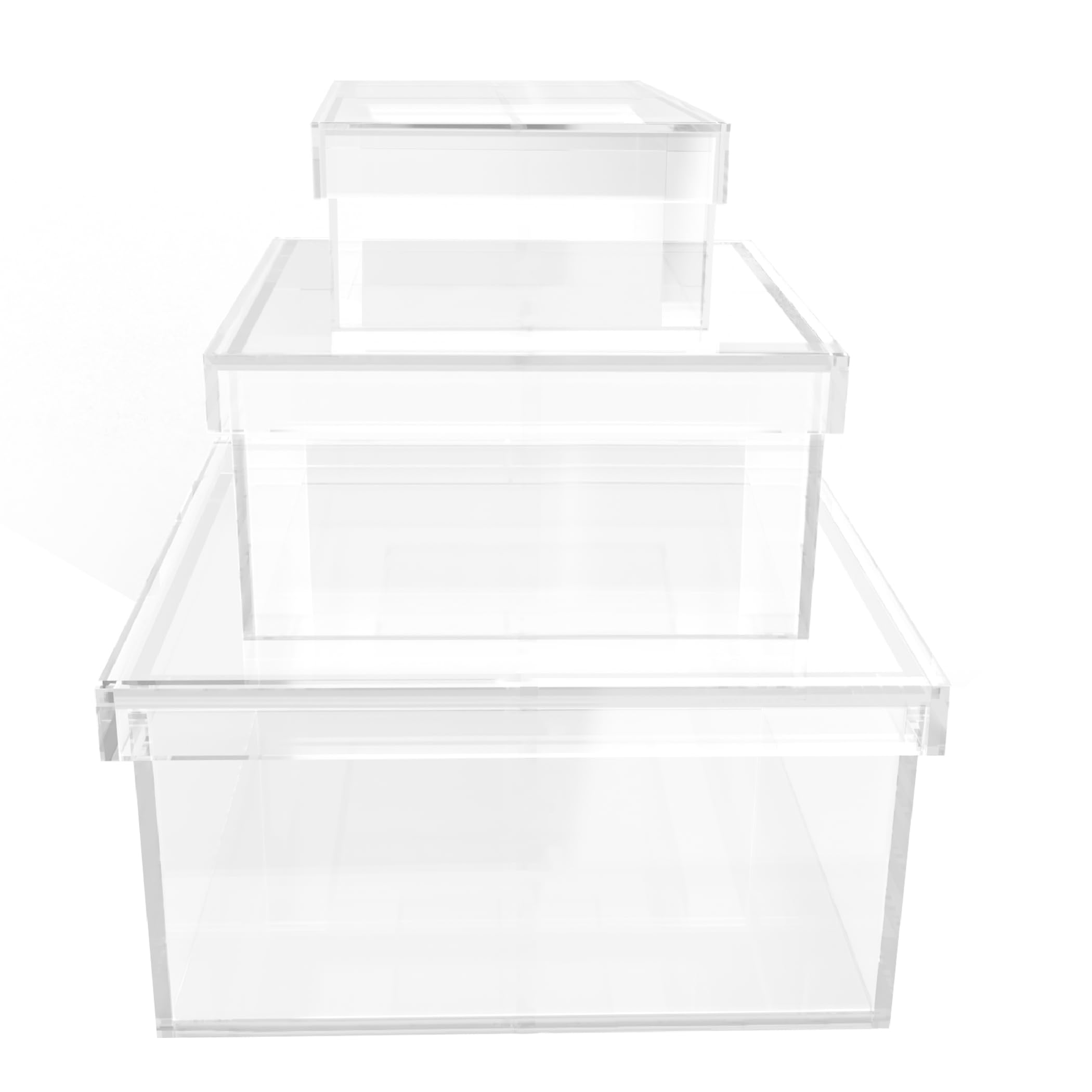 Clear Acrylic Box with Lid： Organize and Showcase with Elegance