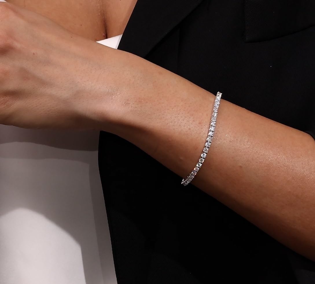 Moissanite Tennis Bracelets Collection： Elegant, Affordable & Eco-Friendly