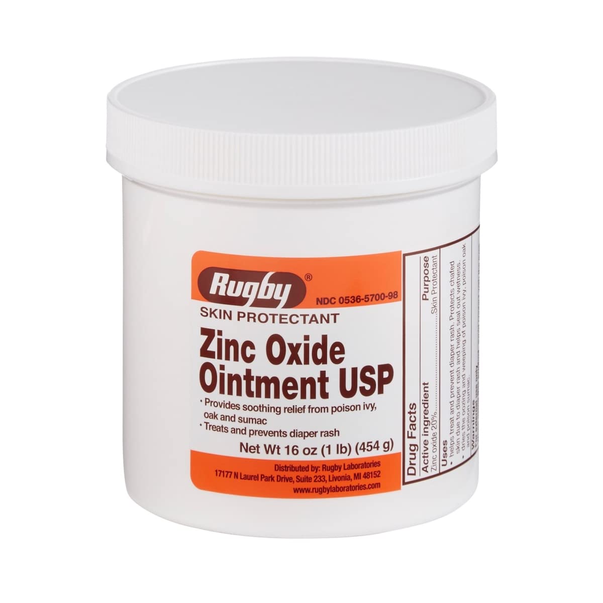 Zinc Oxide Ointment by Rugby： Topical Solution for Skin Irritation