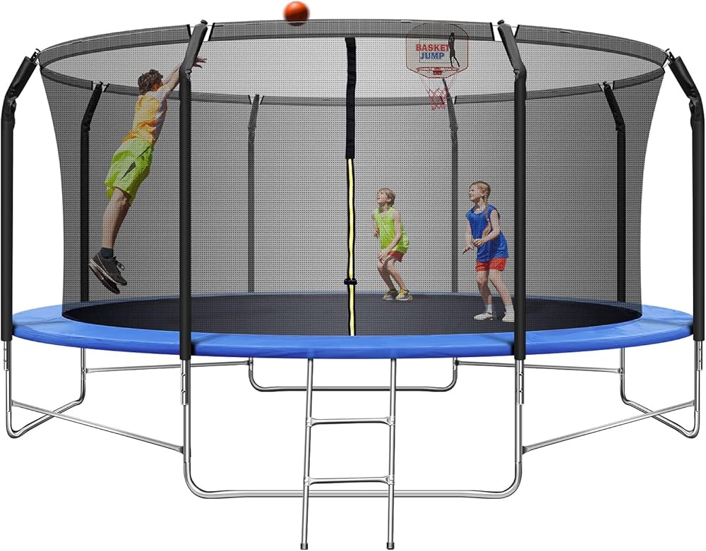 Enhance Your Game： Top Trampolines with Built-in Basketball Hoops