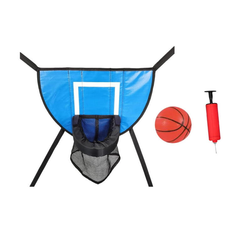 Trampoline Basketball Hoop with Mini Balls & Pump - Perfect for Outdoor Play