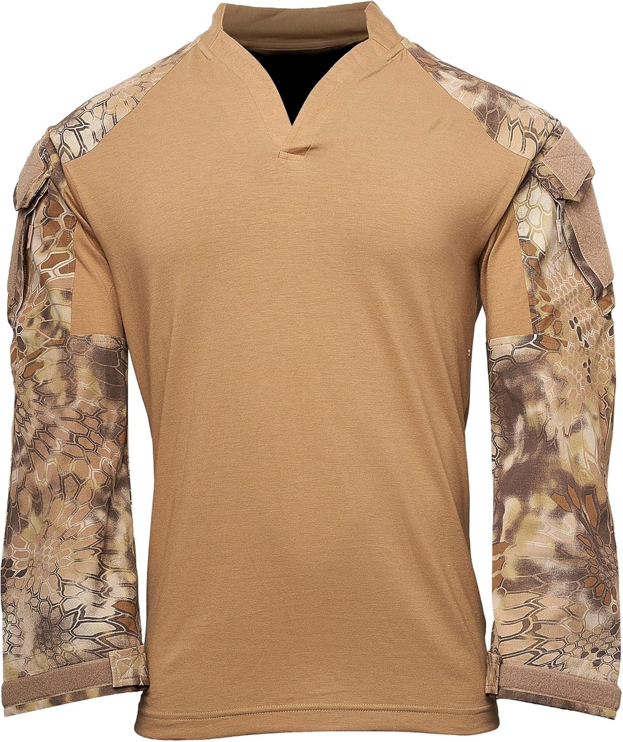 Kryptek Tactical Rugby Shirt: Rugged, Ventilated Design for Tough Wear