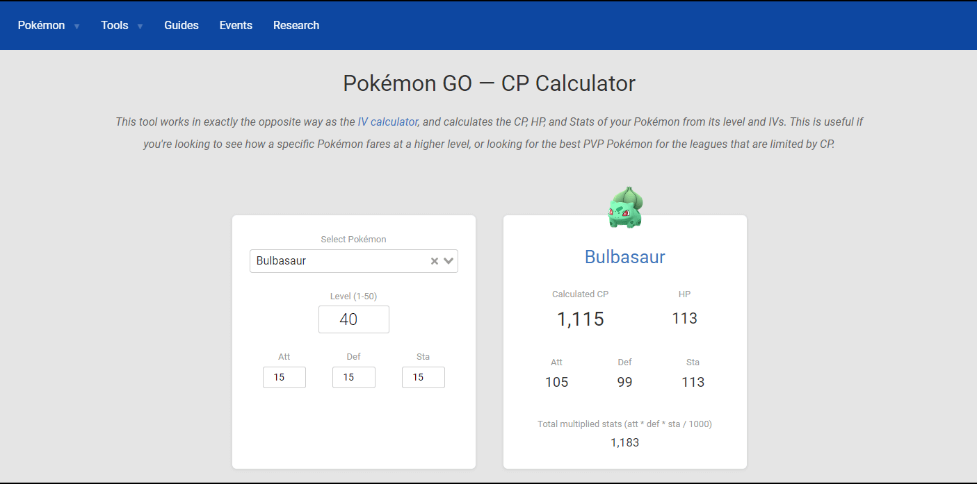 How to Use the Pokemon Go Evolution Calculator for CP and HP Predictions