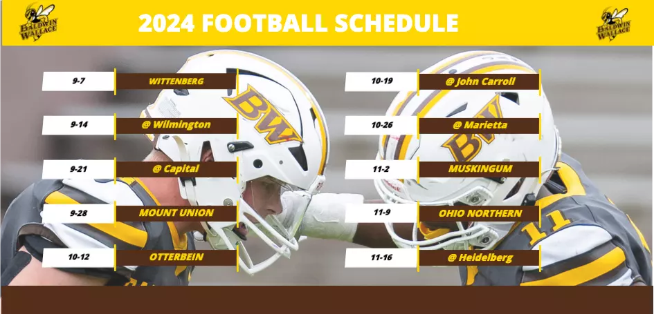 Baldwin Wallace Football: 2024 Season Schedule, Roster & News