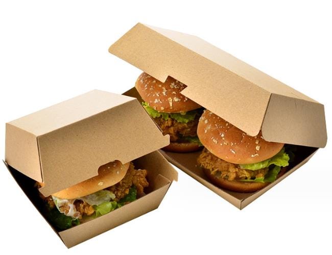 Durable Paper Burger Boxes: Sustainable Packaging for Hot Burgers