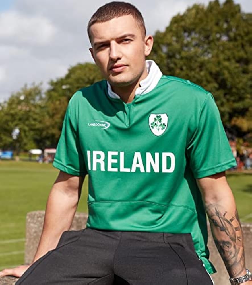 Trendy Green Rugby Shirts for Men – Perfect for Casual or Sporty Looks