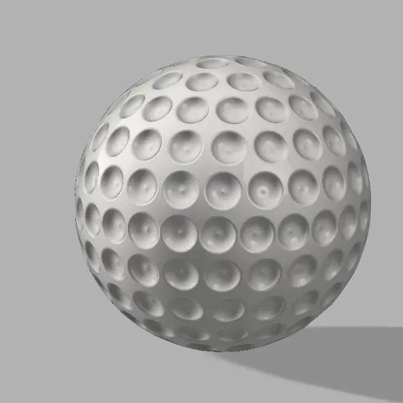 Download Free Golf Ball 3D Model Files for Printing and Animation