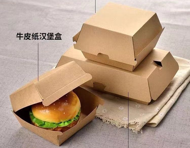 Durable Paper Burger Boxes: Sustainable Packaging for Hot Burgers