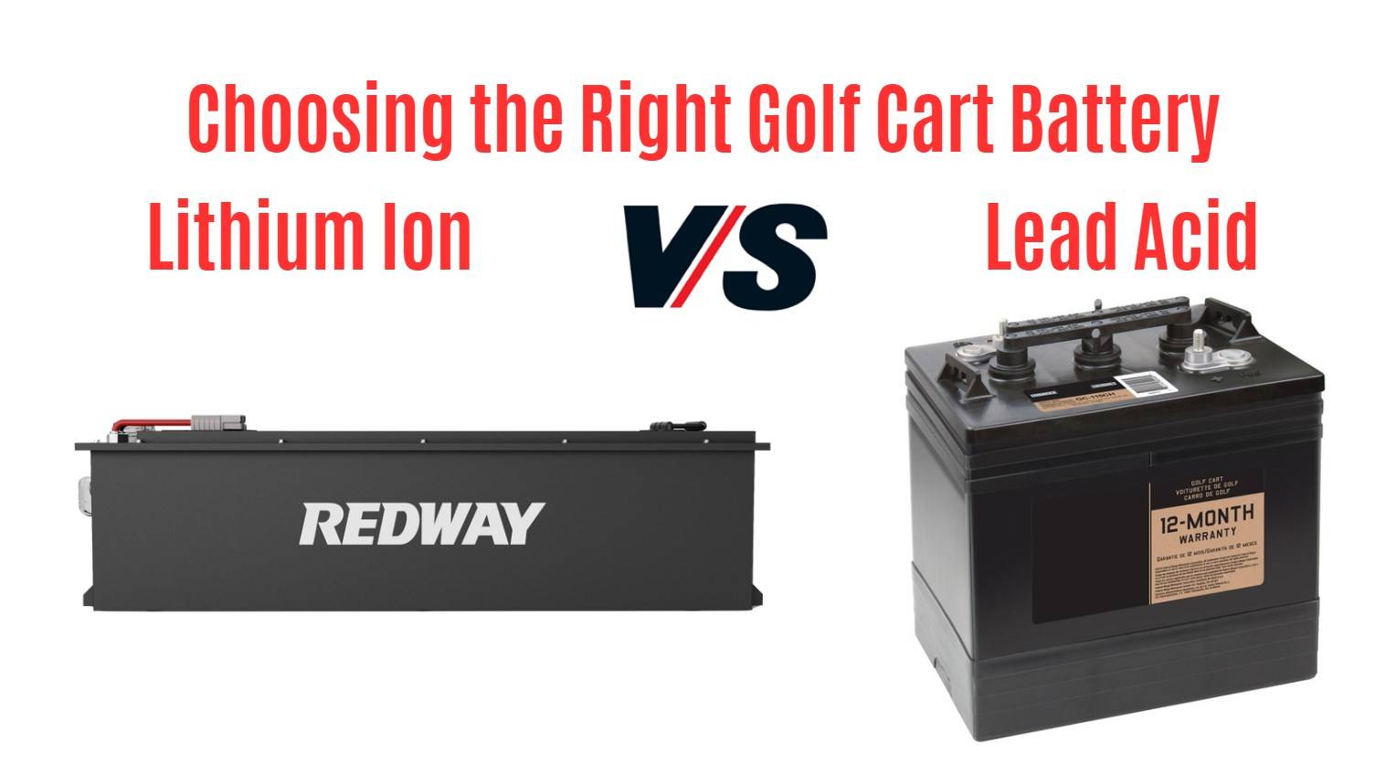 Choosing the Right 48V Golf Cart Battery: Lithium vs. Lead-Acid