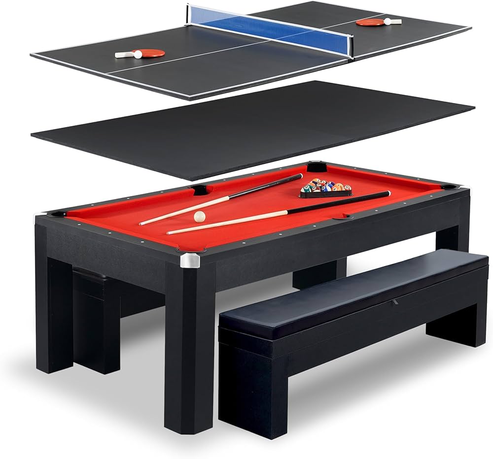 Best Pool and Table Tennis Table Combo for Home Game Rooms