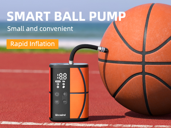 High-Performance Electric Basketball Pump with Red Needle for Easy Inflation