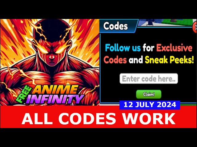 Anime Infinity Simulator Codes: Latest Working List (July 2024)