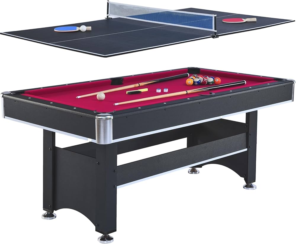 Pool Table with Table Tennis Top: The Ultimate 2-in-1 Game Solution