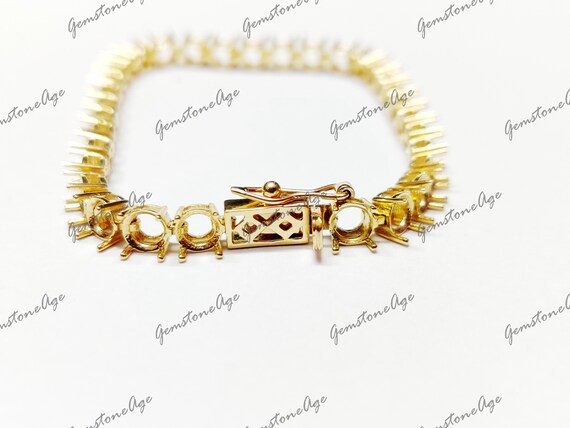 Shop 18k Gold Tennis Bracelet Blanks for Unique Creations