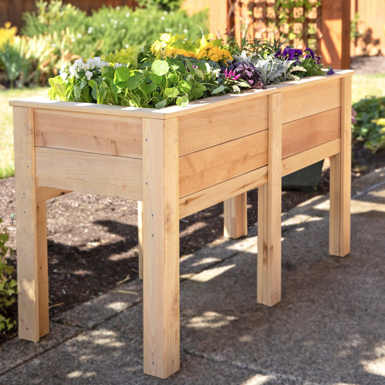 Long-Lasting Cedar Planter Boxes – Perfect for Elevating Your Garden Design