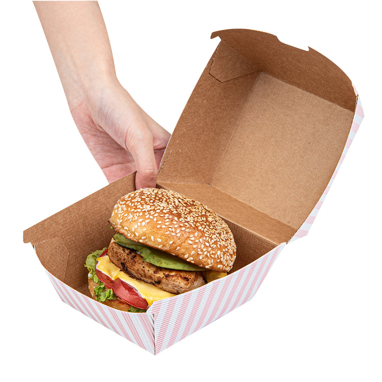 Durable Paper Burger Boxes: Sustainable Packaging for Hot Burgers