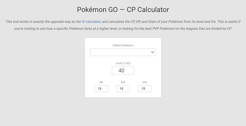 How to Use the Pokemon Go Evolution Calculator for CP and HP Predictions