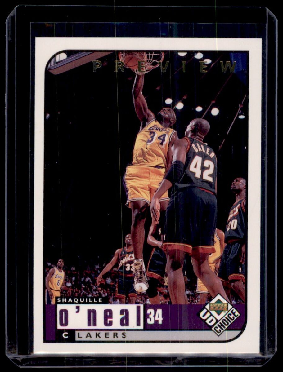 1997 Upper Deck UD3 Basketball Card 34 Shaquille ONeal Los Angeles Lakers