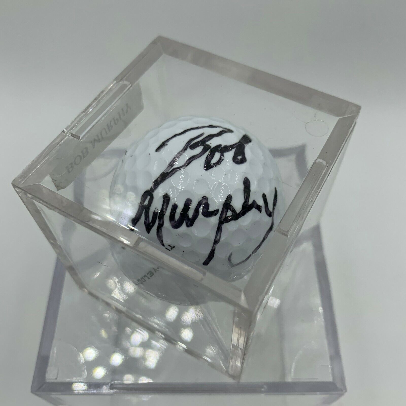 Buy Bob Murphy Signed Golf Ball – Certified Authentic with COA