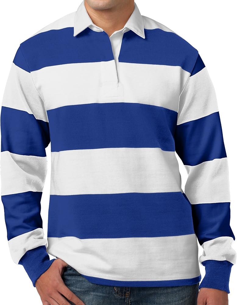 Shop Premium Long Sleeve Rugby Shirts for Men & Women – Free Shipping Available