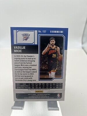 2023-24 Panini Contenders Basketball Vasilije Micic Rookie Ticket Auto 157