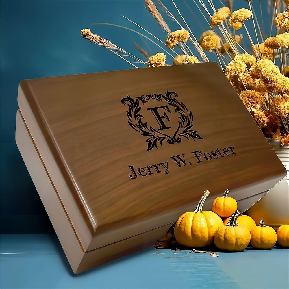 Custom Engraved Memorial Box | Cherish Memories with a Keepsake Box