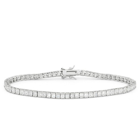 cubic zirconia tennis bracelet