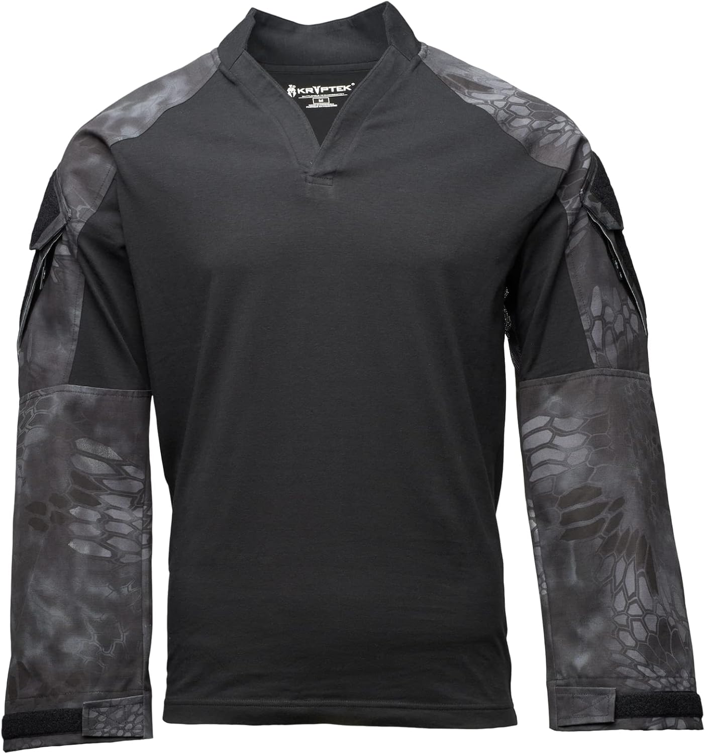 Kryptek Tactical Rugby Shirt: Rugged, Ventilated Design for Tough Wear