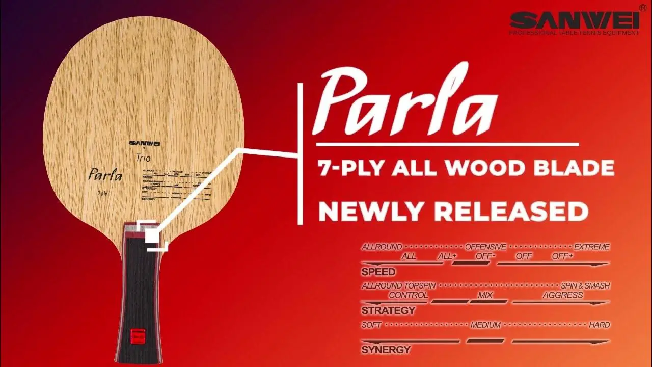 What are the top table tennis 7ply allwood blades in 2024?