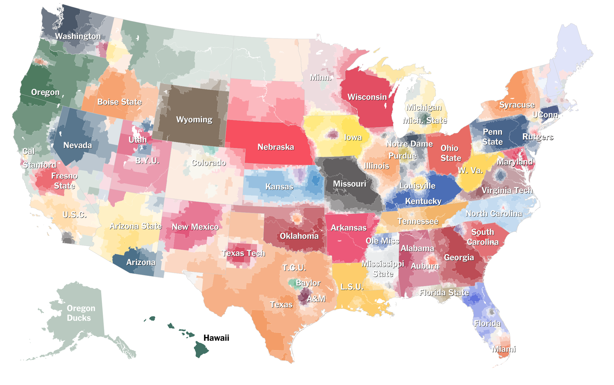 College Football Map: Find Any Team Easily! The Best Interactive College Football Map Guide for Every Fan!