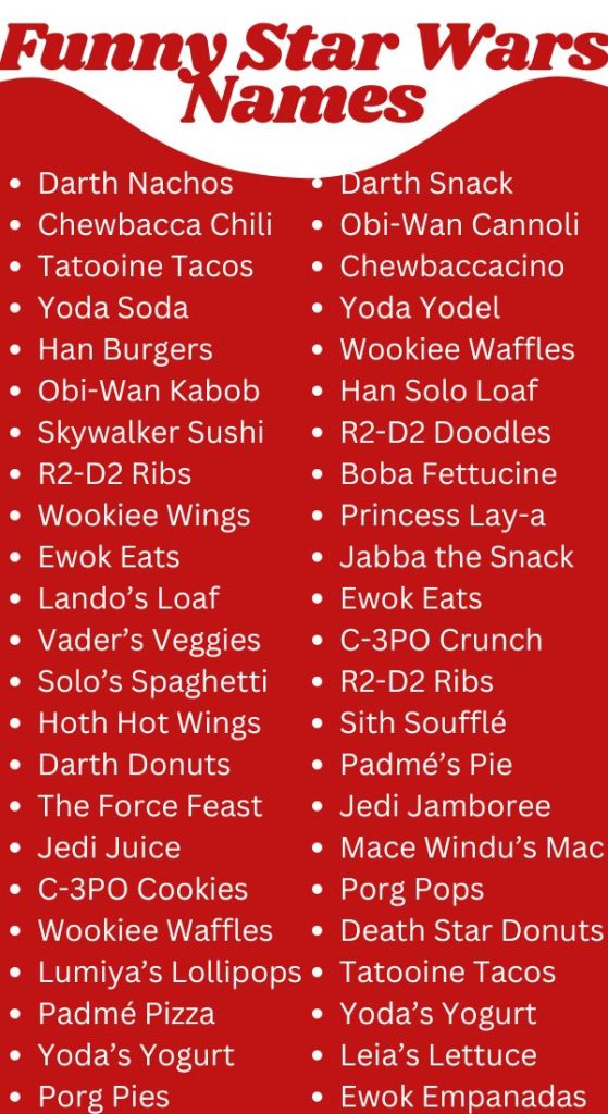 Funny Star Wars Fantasy Football Names to Make You Laugh