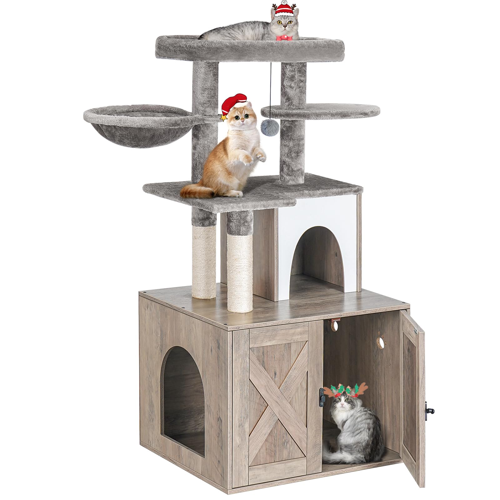 Hidden cat tree with litter box is it good or not