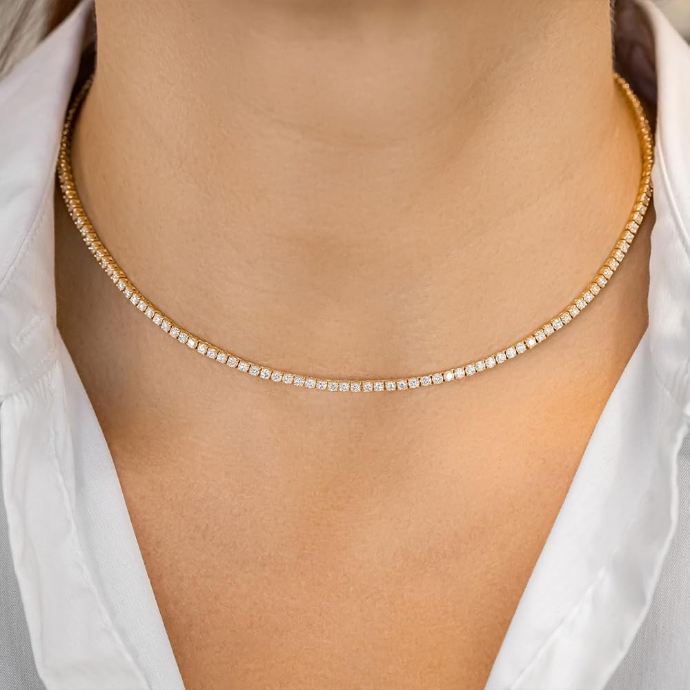 Tennis Necklace Womens: From Classic to Trendy, See the Latest Styles Here!