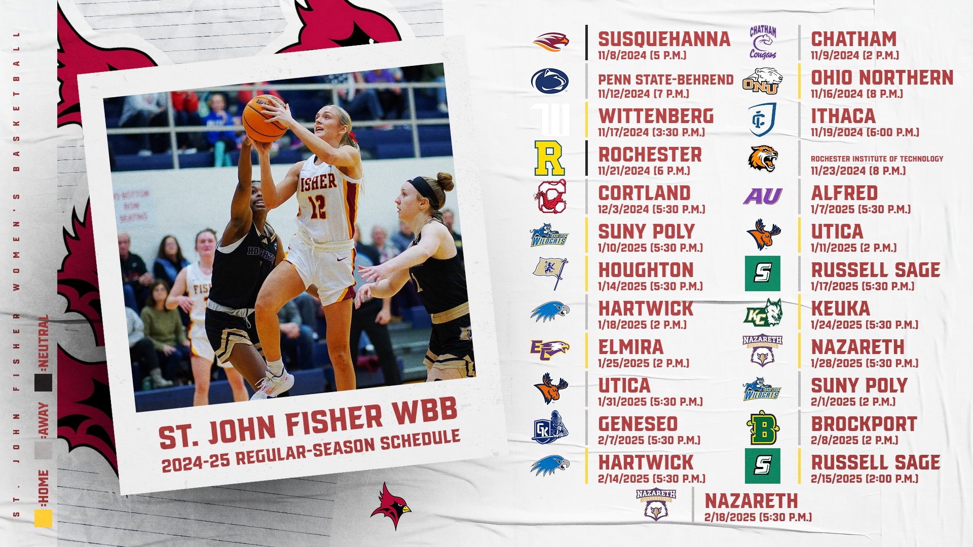 St. John Fisher Basketball: Game Schedules, Scores, and News