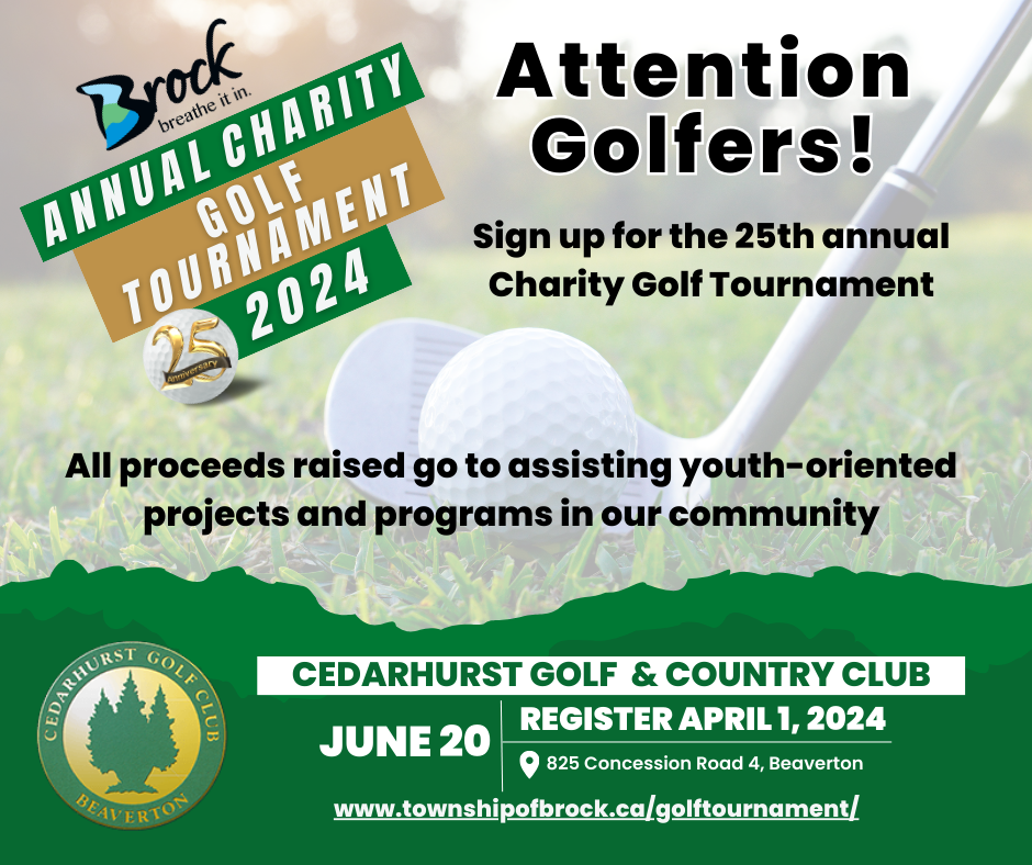 Play in the Brock Golf Tournament 2024: Support a Good Cause and Have Fun!