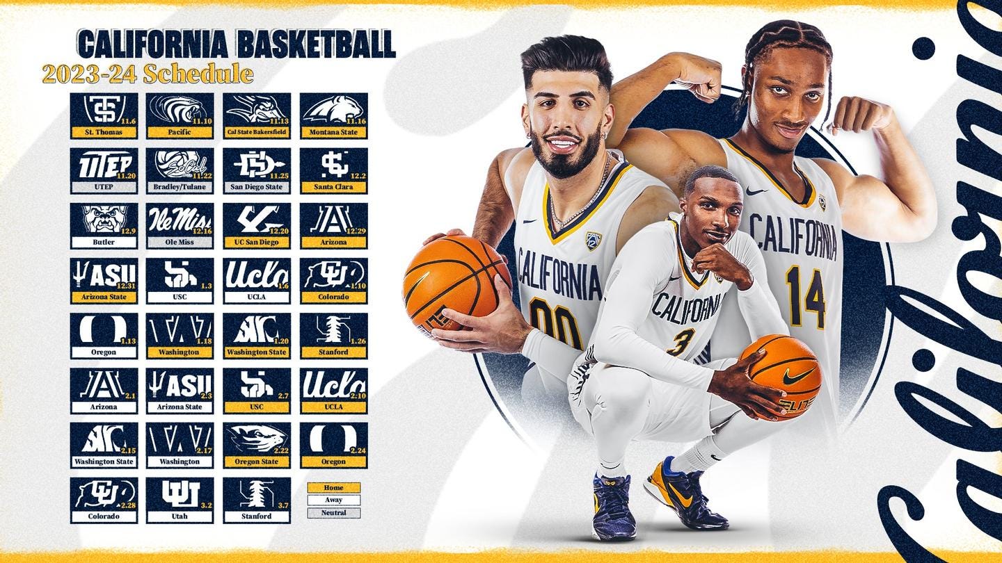 Cal Mens Basketball Schedule Released: Key Games and Matchups