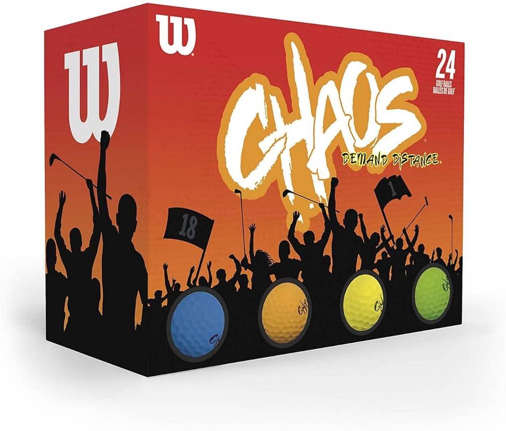 Wilson Chaos 24- Golf Ball Pack - Multi Color: Get Yours Today!