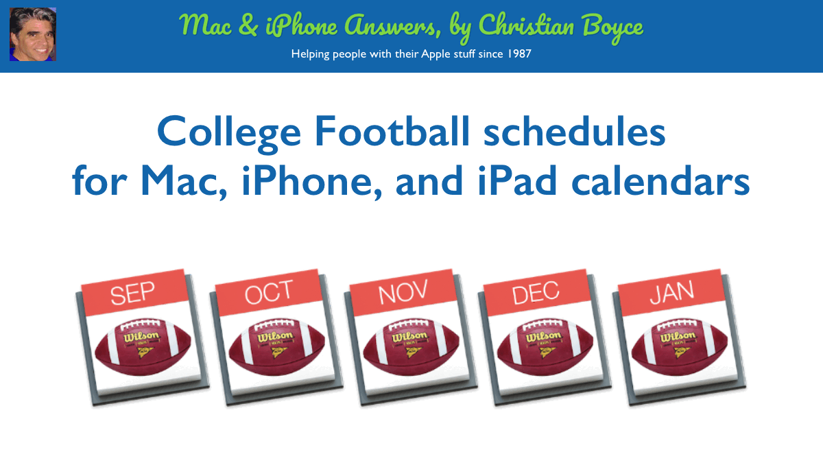 Where to Get College Football Schedules to Import on Calendar For Free