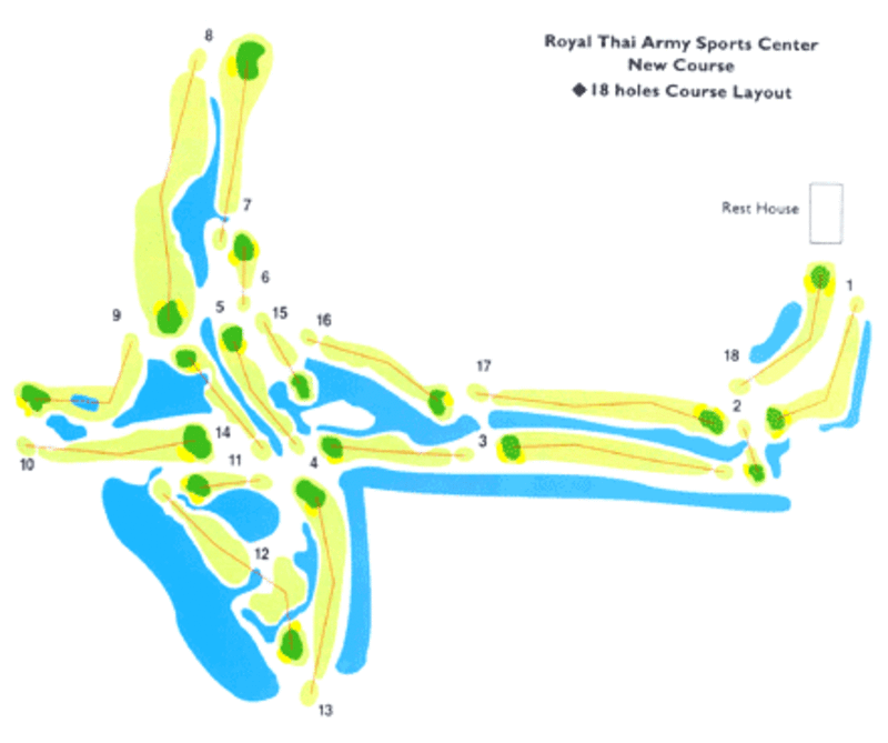 Get Your Royal Thai Army Golf Course Layout Map Here Before You Play