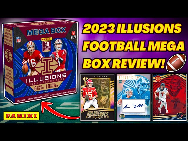 2023 Panini Illusions Football Mega Box Personal Hits:  Pulling Big Cards from the New Set!