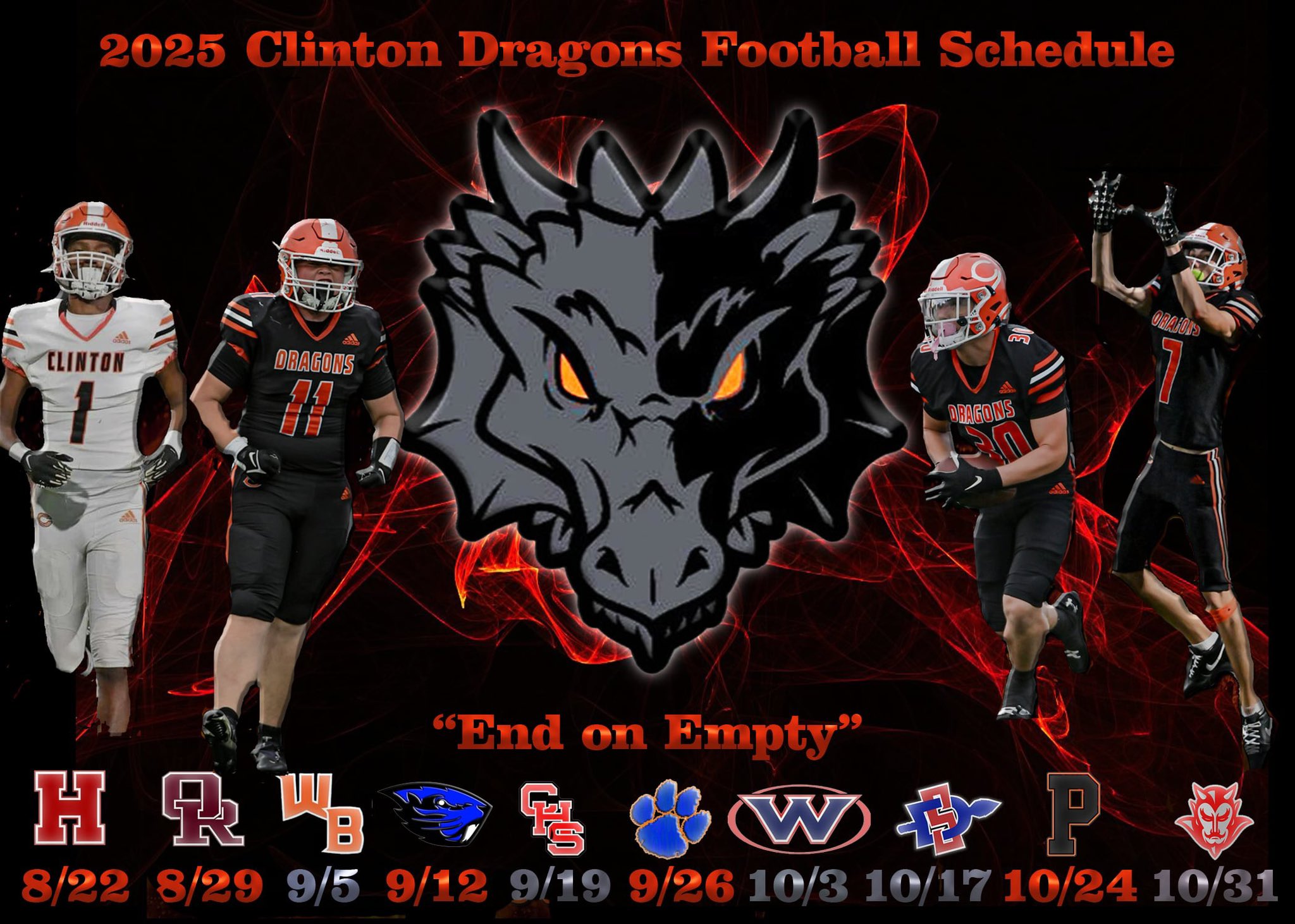 Clinton Dragons Football TN:  How to Follow the Team and Never Miss a Game?