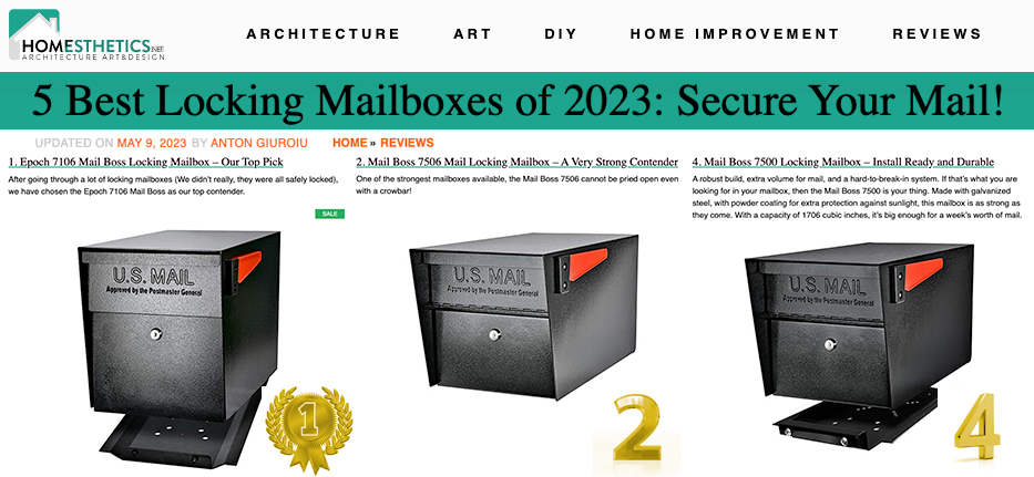 Best Mail Box Shelves Safe With Lock: Top Picks!