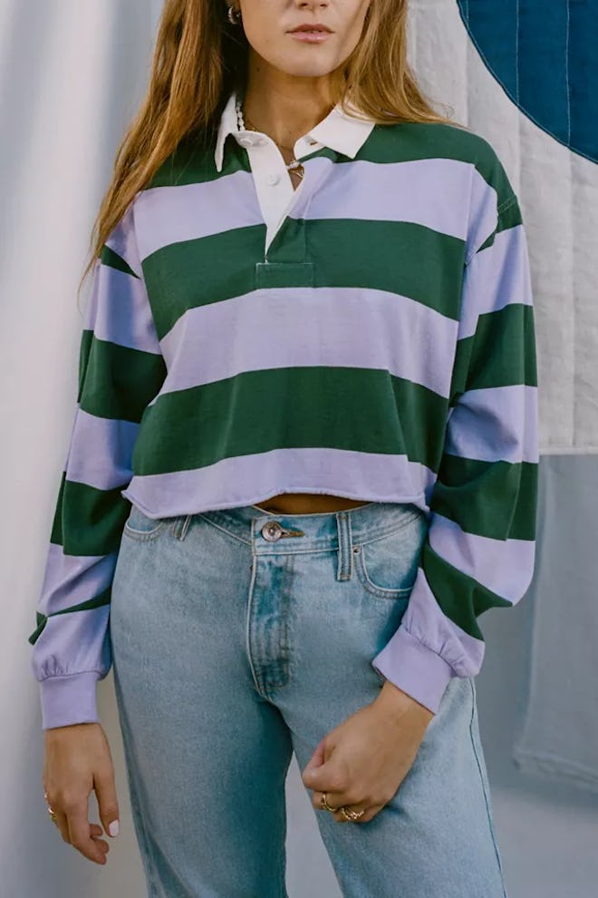 Why You Need a Cropped Rugby Shirt in Your Wardrobe Right Now